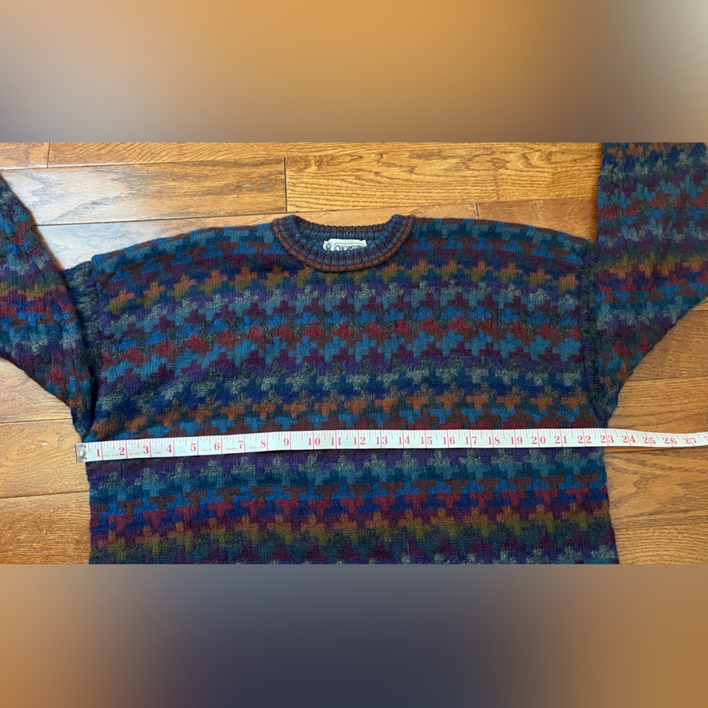 Vintage Chompas 100% Alpaca 🦙 Sweater Unisex Sz XL - Picture 8 of 9
